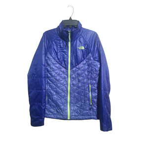 The North Face Thermoball PrimaLoft Full-Zip Jacket Small Purple GUC Two-Tone